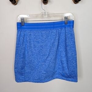 Adidas Rangewear Blue Heathered Golf Athletic Skort